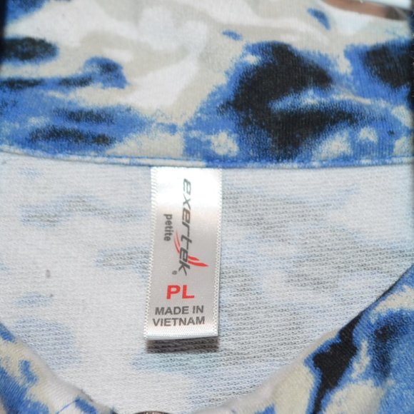 Exertec 1/2 Zip Active Top SIZE PETITE LARGE - Picture 5 of 5